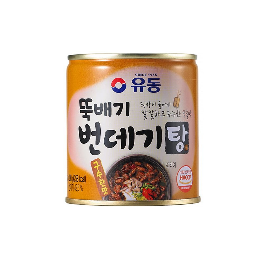 유동 뚝배기 번데기탕 구수한맛 280g 술안주 고단백