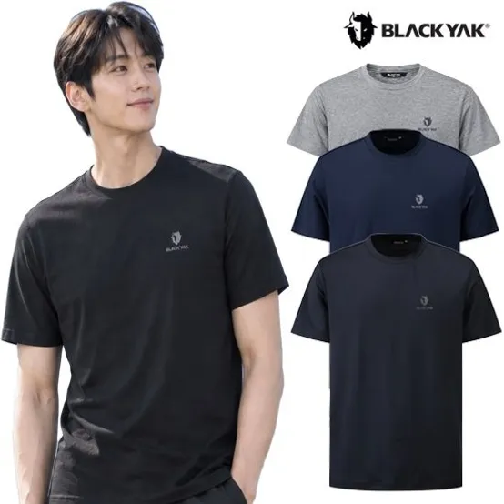공용 3종세트 냉감 속건 기능성 트리플라운드반팔티 1BYRTXV909