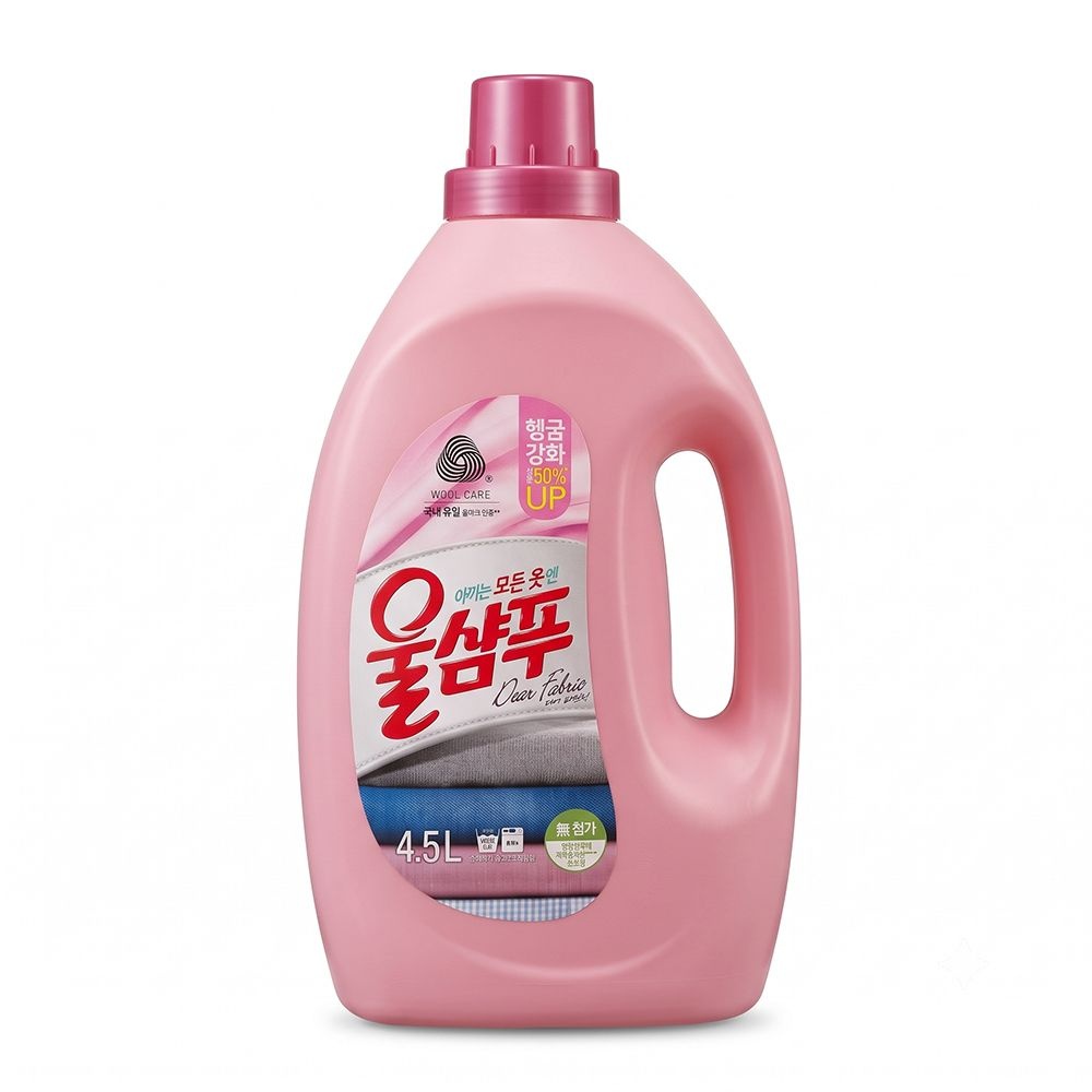 [오늘출발] 애경 울샴푸 디어패브릭 4.5L 대용량 니트 손빨래 중성세탁세제 코스트코