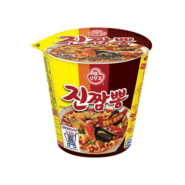 [롯데백화점] 오뚜기 소컵라면 오뚜기 진짬뽕 75g 30개