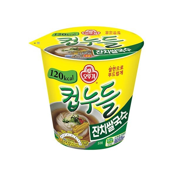 [롯데백화점] 오뚜기 소컵라면 오뚜기 컵누들 잔치쌀국수 34.2g 12개