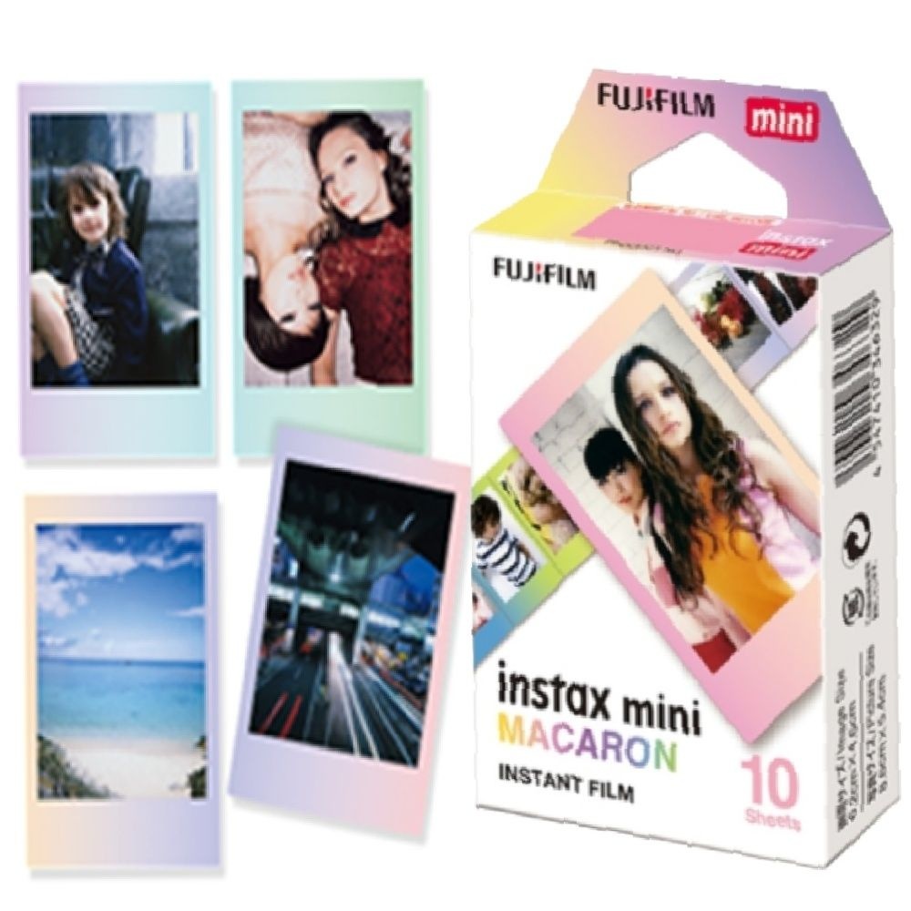 인스탁스 미니 필름 마카롱 10매 즉석 카메라 사진기 INSTAX 후지