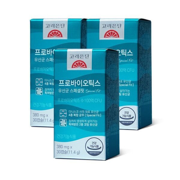 프로바이오틱스 유산균 스페셜핏 100억 30캡슐X3개(3개월분) 564858