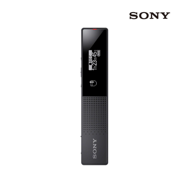 소니 SONY 16GB 고성능 원터치 보이스레코더 강의용 녹음기 방송용 유튜브 마이크 대화 인터뷰 ASMR