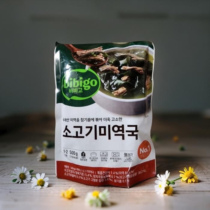 [CJ제일제당] 비비고 소고기 미역국 500g  x 6개