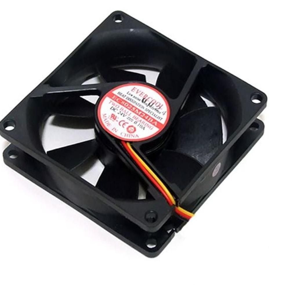 EVERCOOL 에버쿨 EC8025M24BA-3P/ 80mm/25T/24V/2B /팬쿨러 케이스쿨러 v-WFH6HDQ