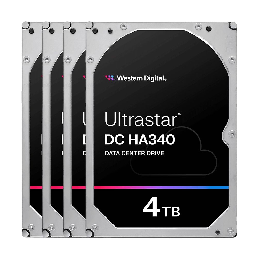 [WD공식총판점] Ultrastar HA340 4TB WUS721204BLE6L4 무상5년 4TBx4 16TB 서버 NAS