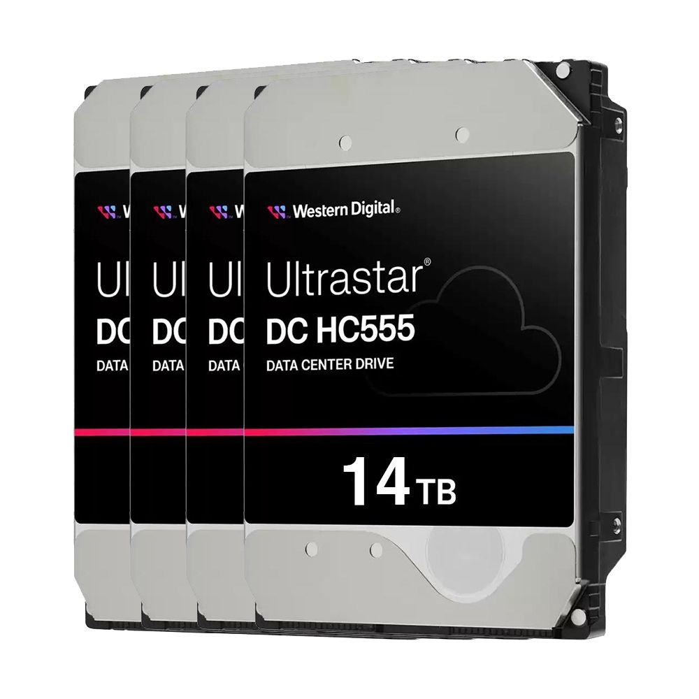 [오늘출발] [WD공식총판점] Ultrastar HC555 14TB WUH722014CLE6L4 무상5년 14TBx4 56TB 서버 NAS