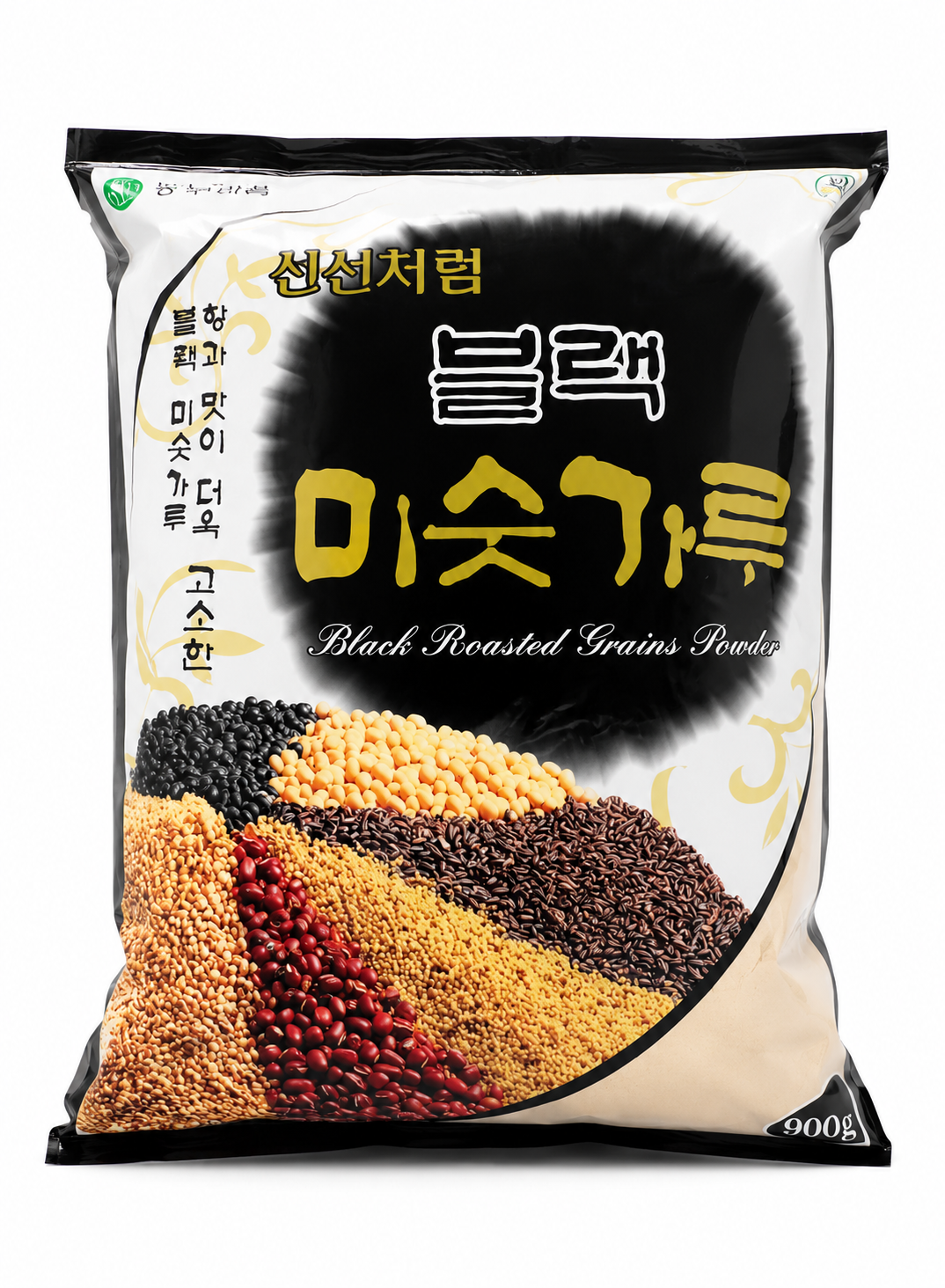 농부마을 블랙미숫가루 900g 2봉