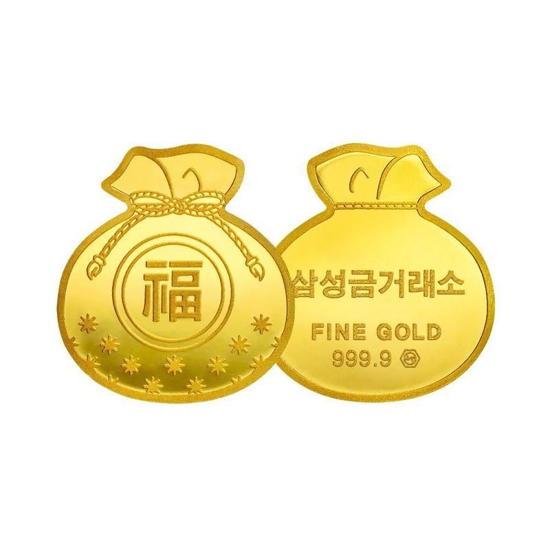 삼성금거래소 [갤러리아] [삼성금거래소] 행운의 복주머니 골드바 3.75g