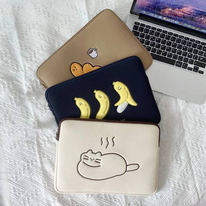 [해외] 노트북파우치 가방 케이스 컴퓨터 Ins 귀여운 예쁜 감성 노트북 13 133 14 15macbook Air M2136 Pro16 충격 방지 파우치 백용