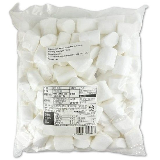 코스트코 화이트 마시멜로 1kg 마시멜로우 두쫀쿠