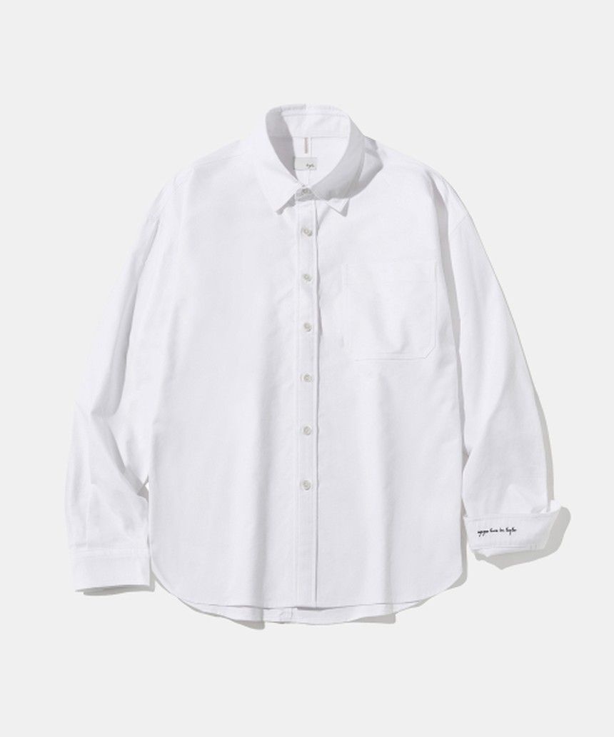 다이아몬드 레이라 Semi Over fit Essential Oxford Normal Shirt S175-1 D25SSSH1751WH