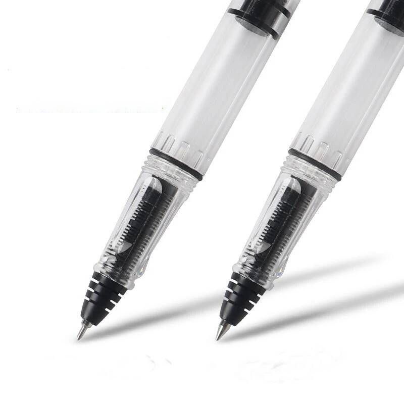 Chouxiongluwei [해외] 딥펜 자세 교정 피스톤 만년필 투명 화이트 바늘 038mm 05mm 사무실 학교
