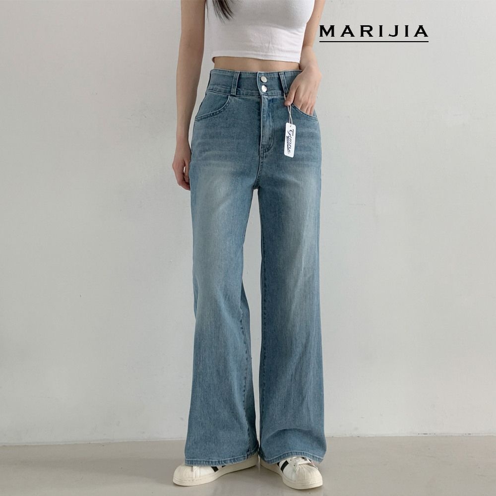 [패션플러스][마리지아][MARIJIA] 투투 스판 밴딩 청바지_MDEB25033