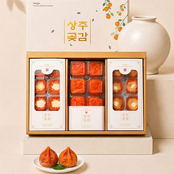[롯데백화점] 자연맛남 정성가득 곶감 (치즈호두말이8입+반건시8입+고구마치즈호두말이8입) 세트