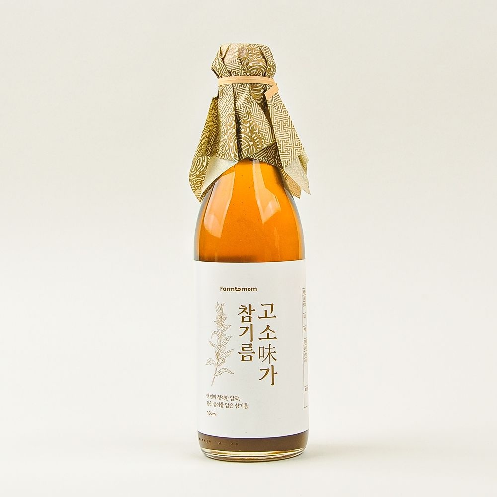 [롯데백화점] 팜투맘 [팜투맘] 고소미가 저온압착 참기름 350ml  * 2병