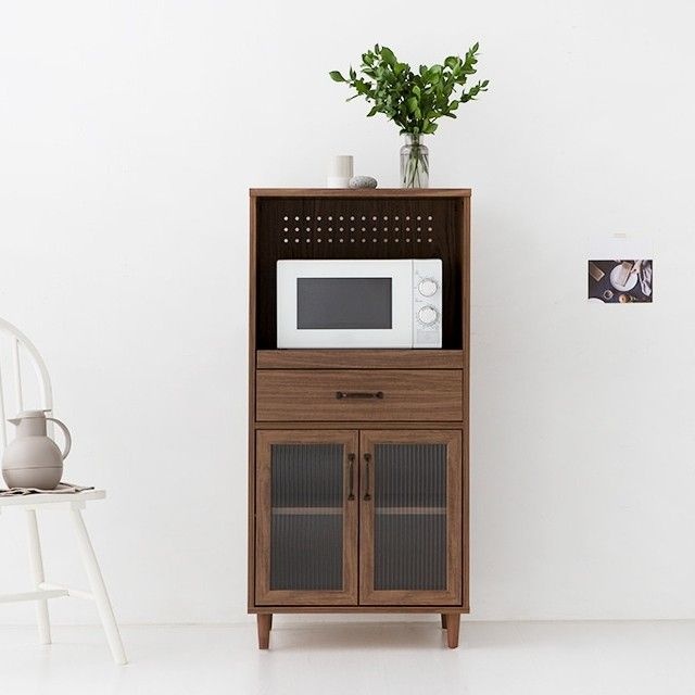 마켓비 레탄토 렌지대 수납장 PWM12560L  미들브라운 7173.3516
