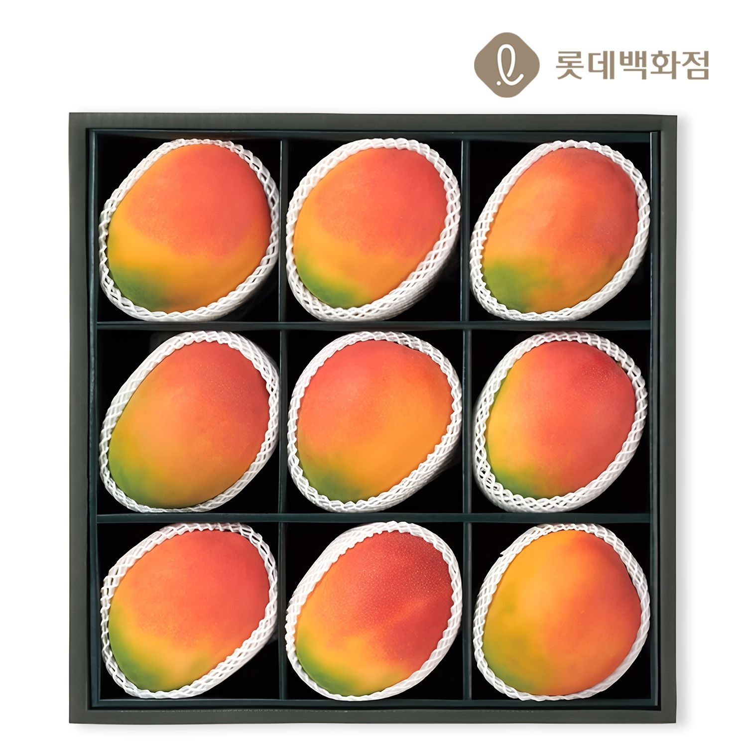 [롯데백화점] 일품채 실속 애플망고 세트(3.8kg/애플망고9입)