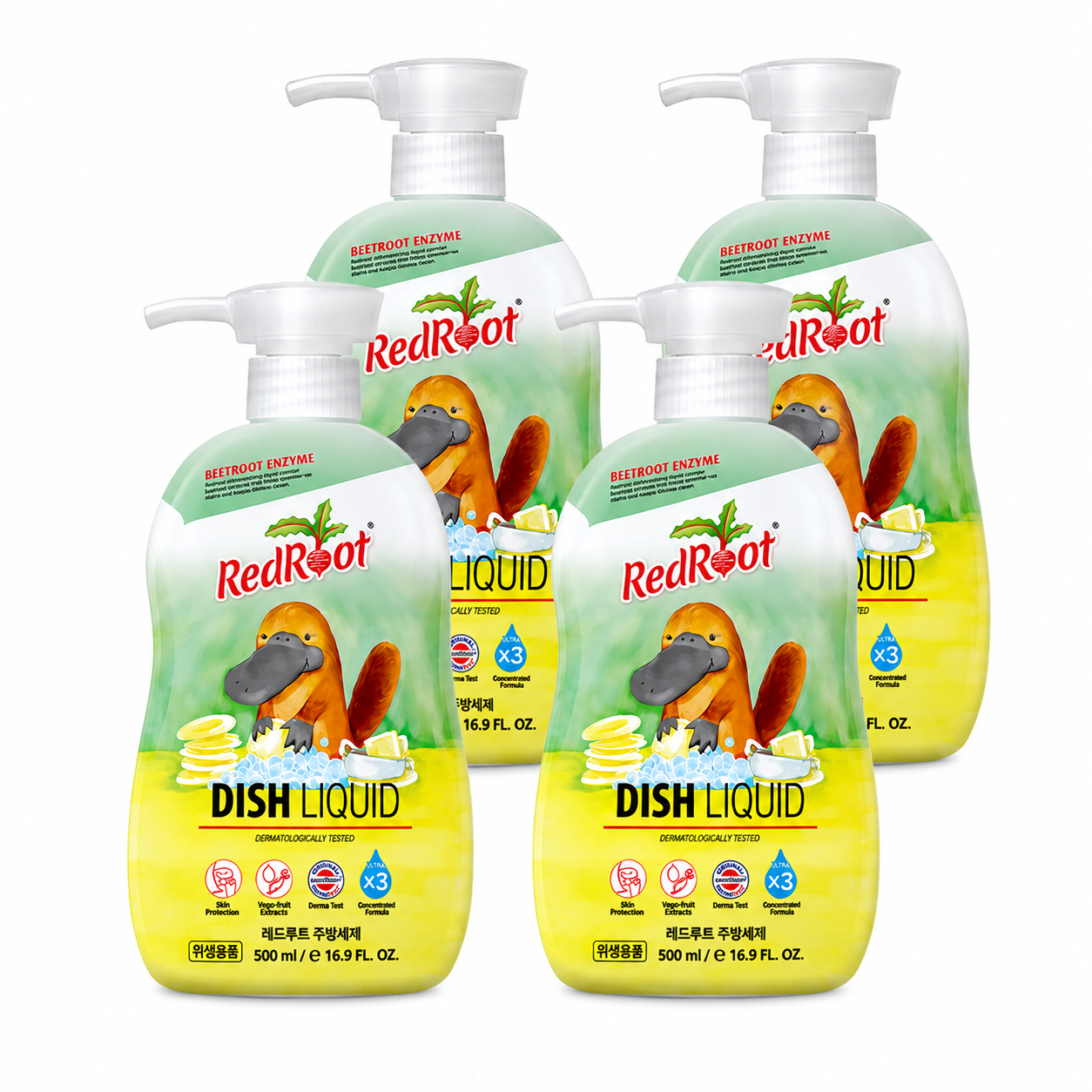 [오늘출발] 레드루트 주방세정제 라임향 500ml 4개