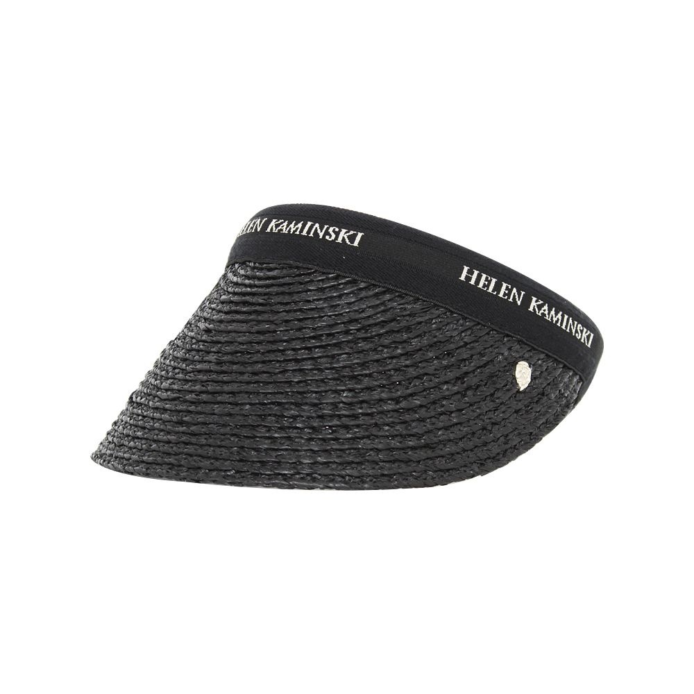 헬렌카민스키 26SS 라피아 비앙카 썬바이저 썬캡 HAT52491 CHARCOAL BLACK