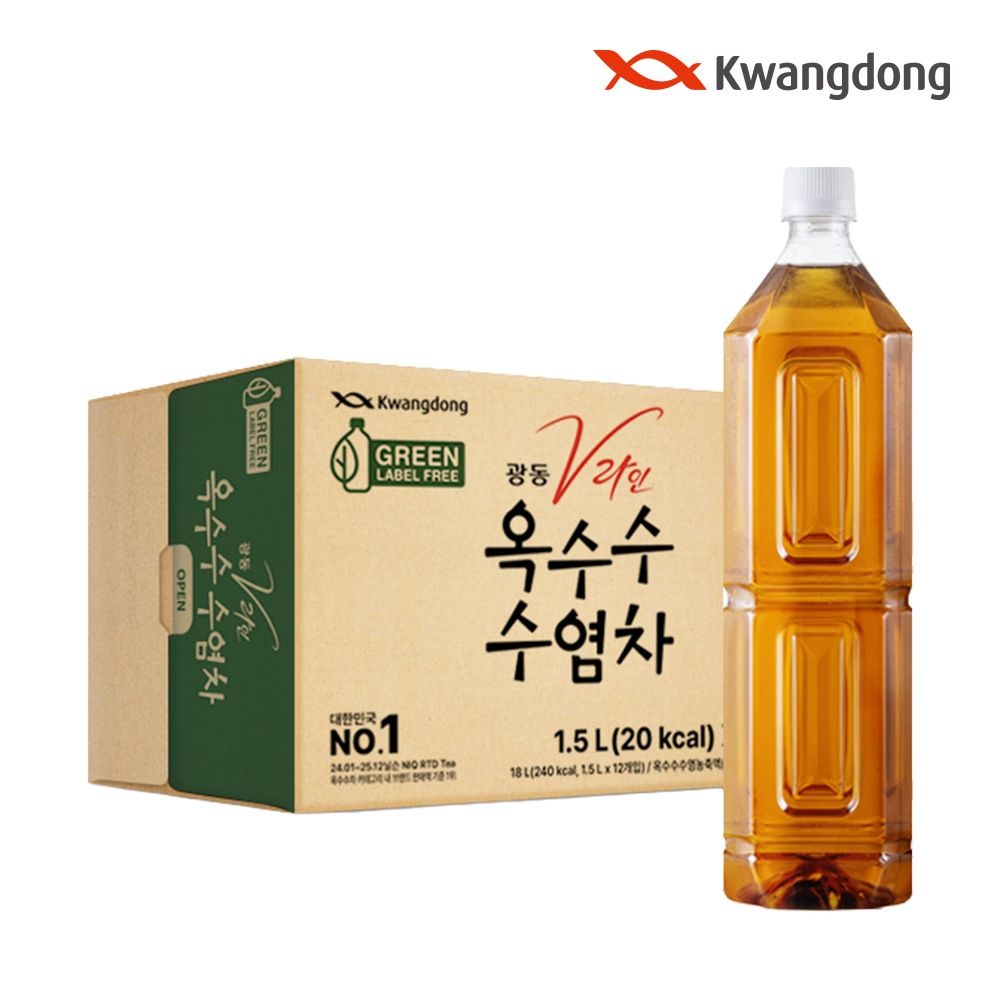 [광동직영] 옥수수수염차 무라벨 1.5L x 12pet