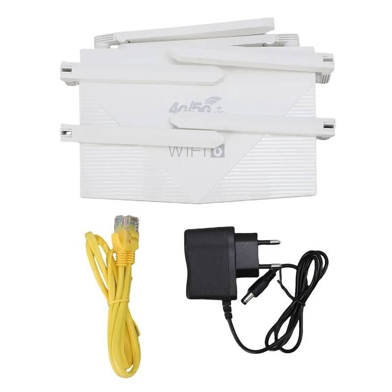 [해외] 유심공유기 무선 라우터 WiFi6 4G 5G CPE LTE 300Mbps 6 안테나 인터넷 SIM 카드 슬롯