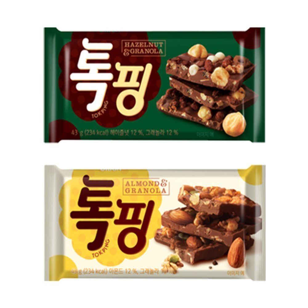 소소담아 톡핑 50G 초코간식 홈카페간식 초콜릿간식