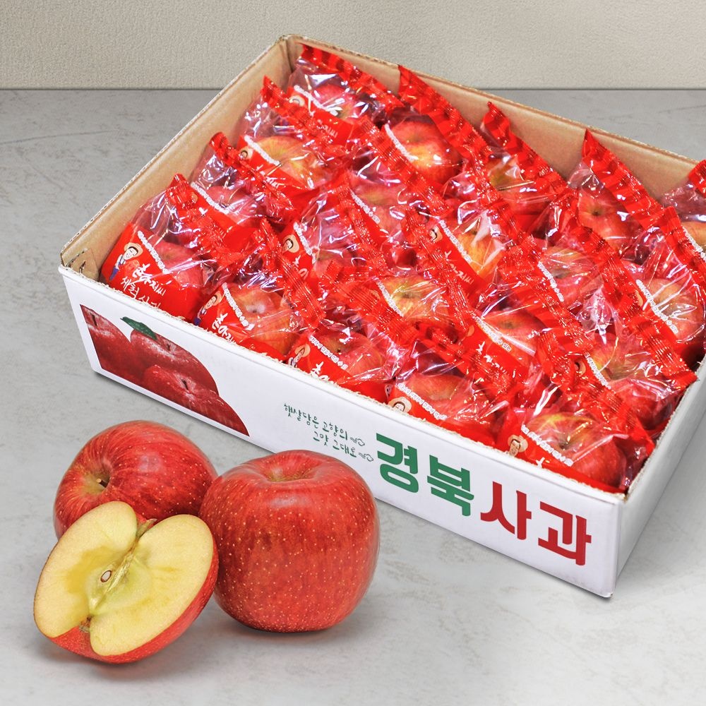 옥이네청과 부사 홍로 세척사과 2kg 5kg 10kg 실속형