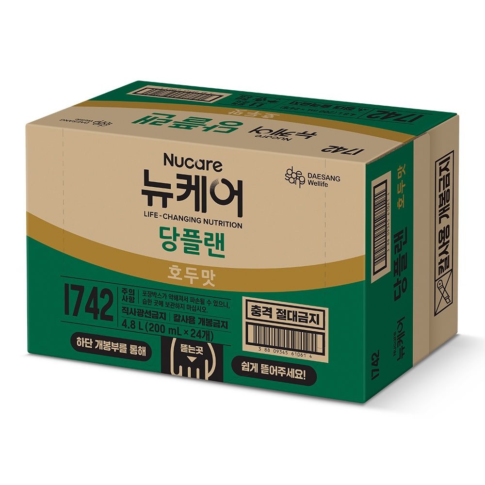 뉴케어 뉴케어 당플랜 호두맛 1BOX+당플랜 인절미맛 1BOX 균형영양식 외 (총 48팩) 5117744