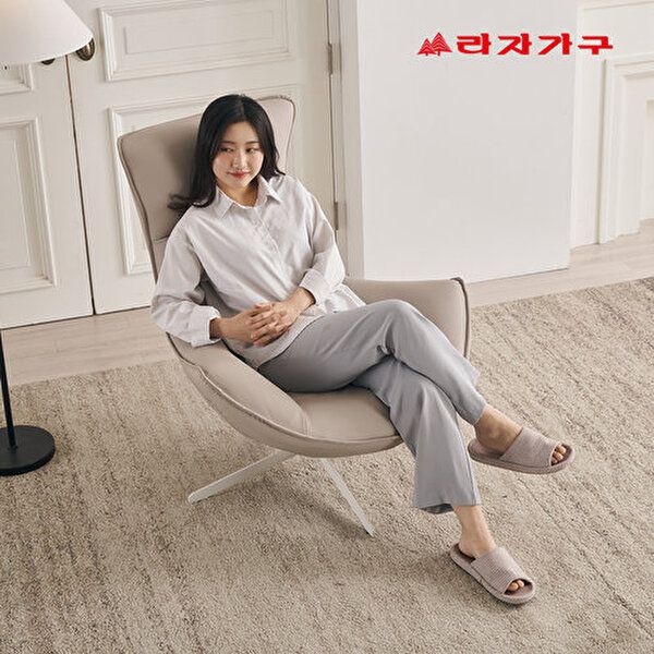 라자가구 (착불)[라자가구][TOPS][착불]모먼 1인용 기능성 가죽 안락 의자 수유 360도 회전 1인 소파