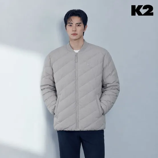 (사은양말) 남성 실크스타(SILKSTAR) MOVE 경량 구스 다운 KMU24545