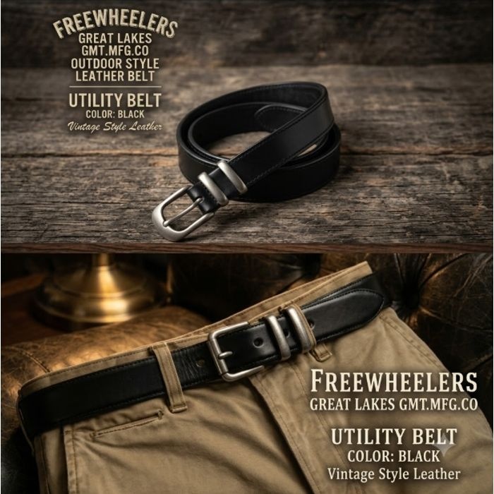 FREEWHEELERS 프리휠러스 2026FW UTILITY 가죽 벨트 2637003