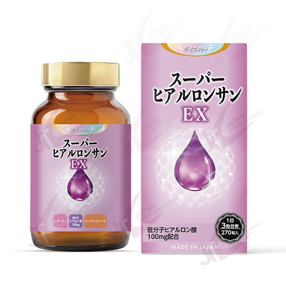 [해외] 일본 인춘당 데이핏 저분자 콜라겐 히알루론산 EX 270정