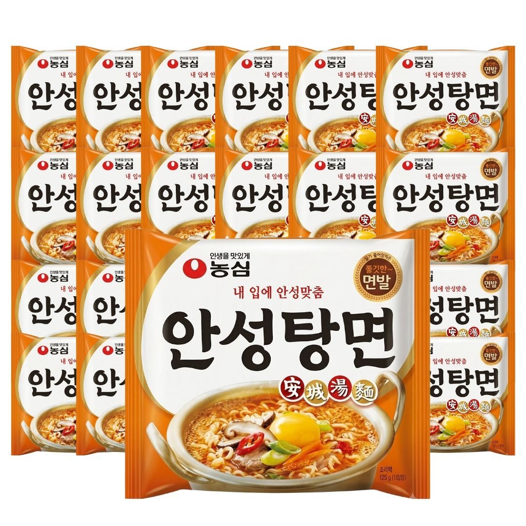 농심 농심 안성탕면 40개 1박스 대용량 봉지라면 구수한 국물
