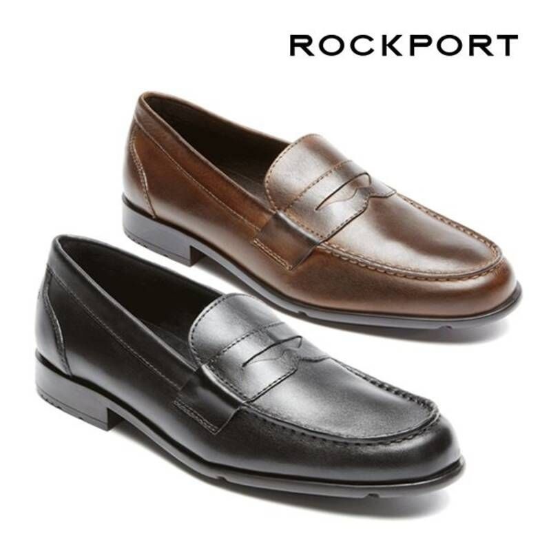 락포트 남성 클래식 페니 로퍼 블랙 다크 ROCKPORT M76443 M76444 2종 410759