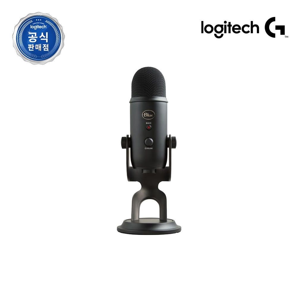 블루마이크로폰 블루마이크로폰 로지텍코리아 BLUE YETI USB 마이크 블랙