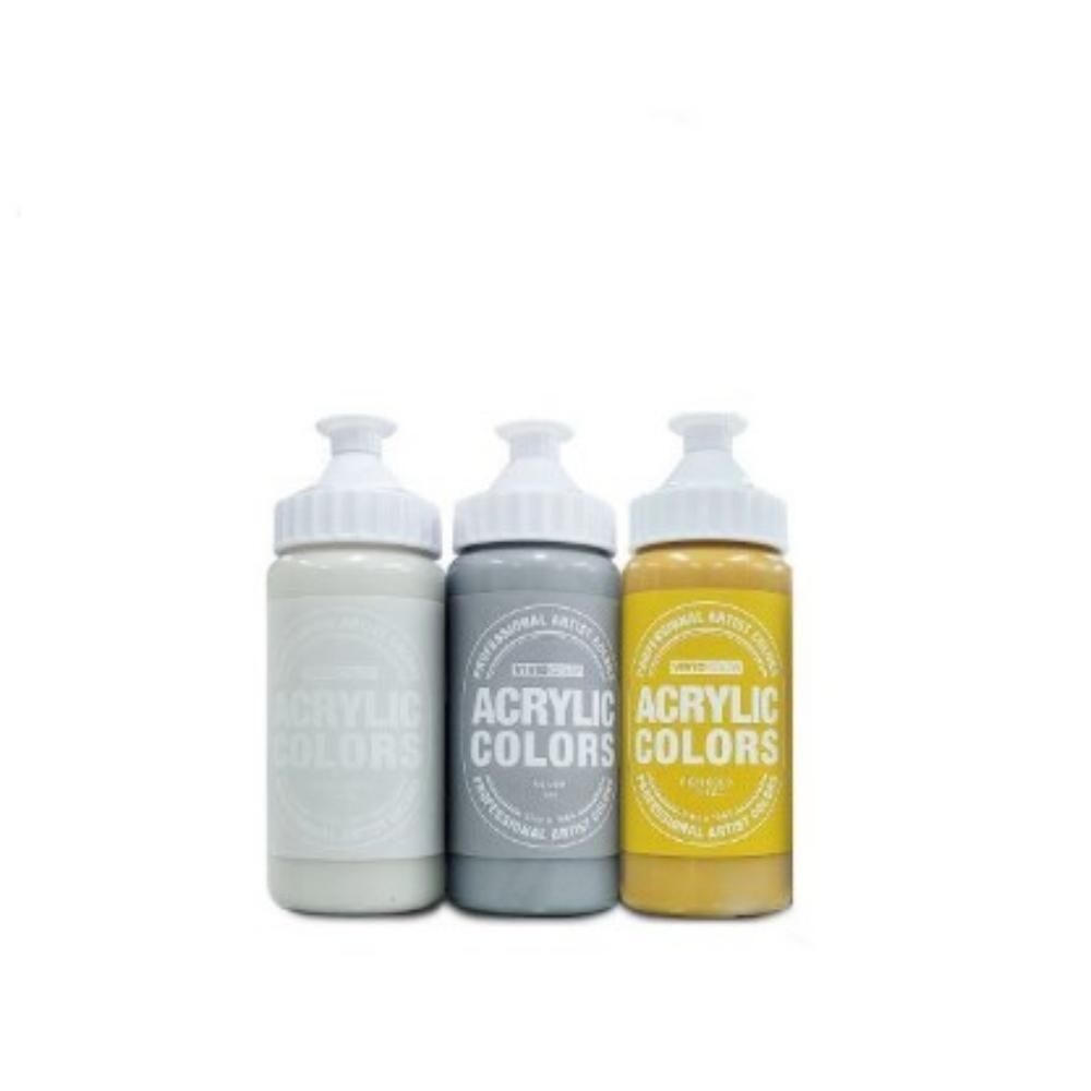 웰픽스 비비드 아크릴 물감 220ML 아크릴페인팅물감 가성비아크릴물감 펄화이트물감