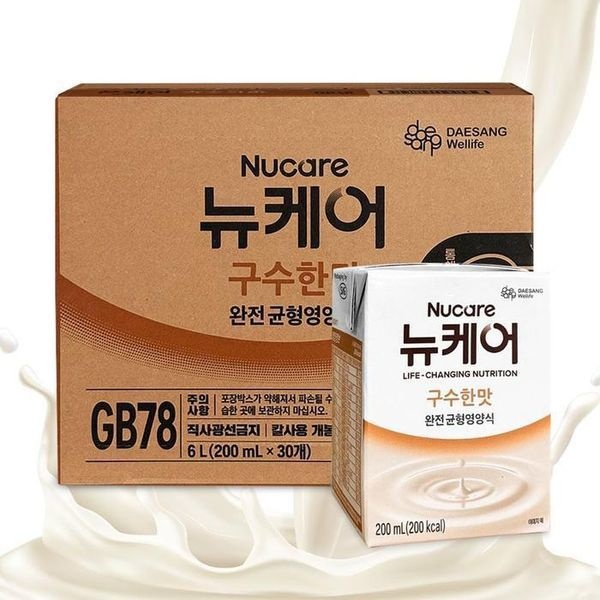[하프클럽]뉴케어 구수한맛 200ml 마덴 30팩 유동식 경관식 노인