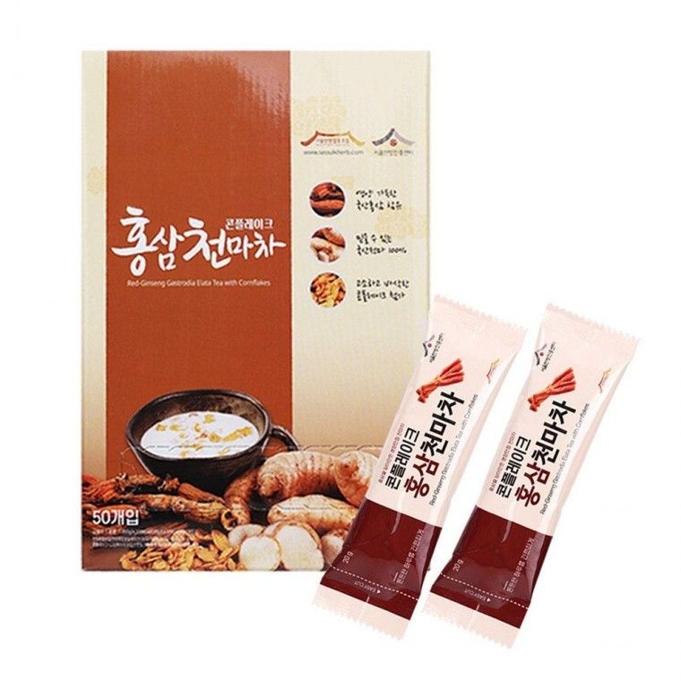 지속가능경영연구원 협력사 홍삼천마차 콘플레이크 50포 영양 간편 식사대용
