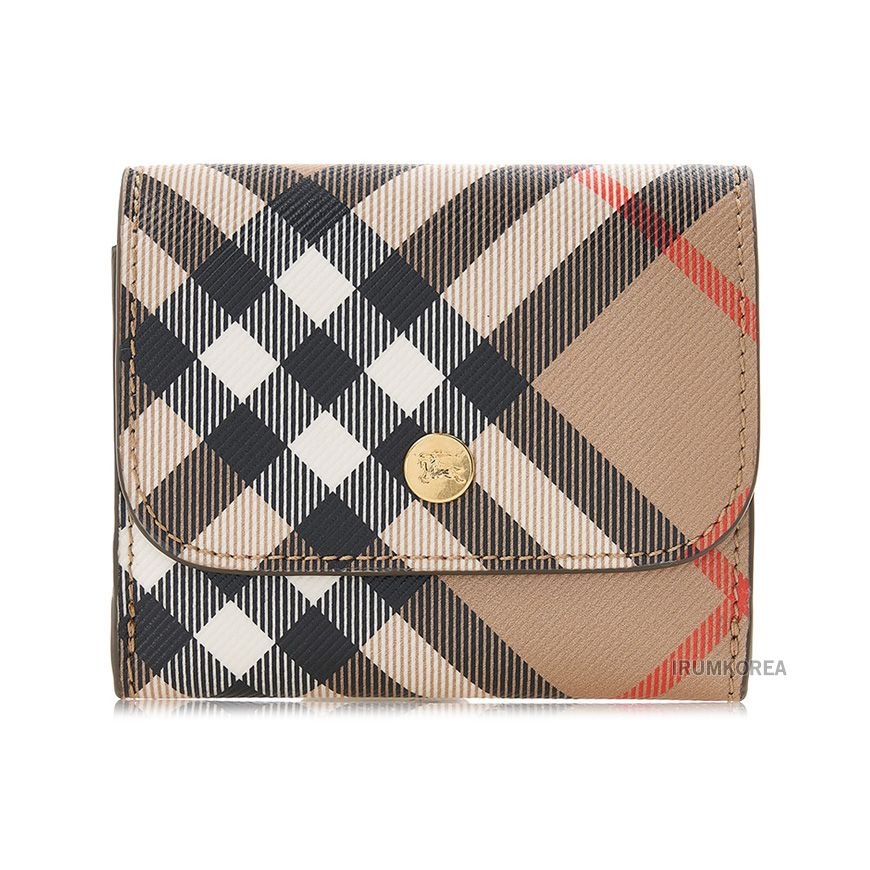 버버리 FW24 여성 체크 동전지갑 8092726 LS COIN CARD CASE BIN B9368