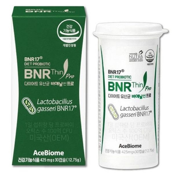 비에날씬 다이어트 유산균 비에날씬 프로 425mg x 30캡슐 1개