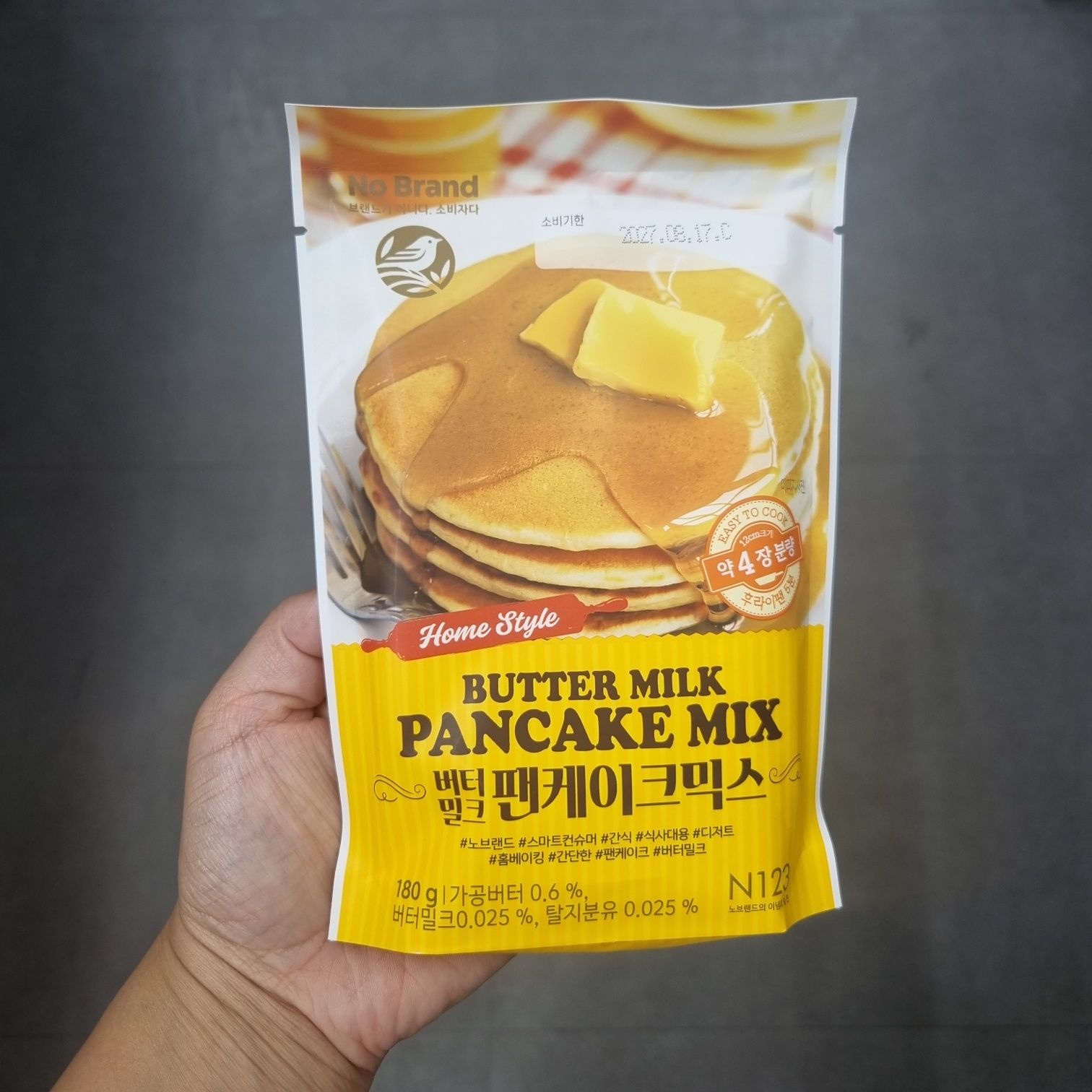 노브랜드 버터밀크 팬케이크 믹스 180g