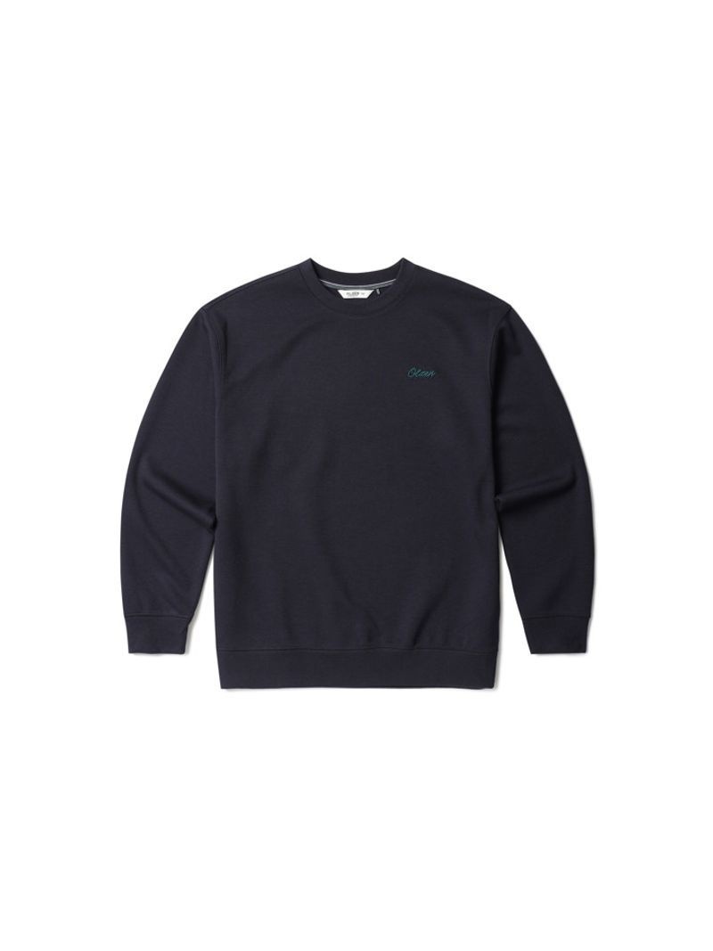 OLZEN 남성 원포인트 맨투맨 ZBG1TR1202NV