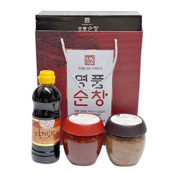 추석선물세트 장류 주방 양념 간장 3종 명절 전통 고추장 된장 대량주문