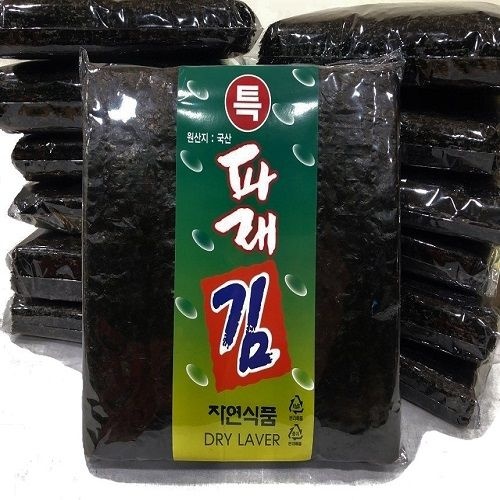 [명화씨푸드] 국산 향긋한 파래김 100장