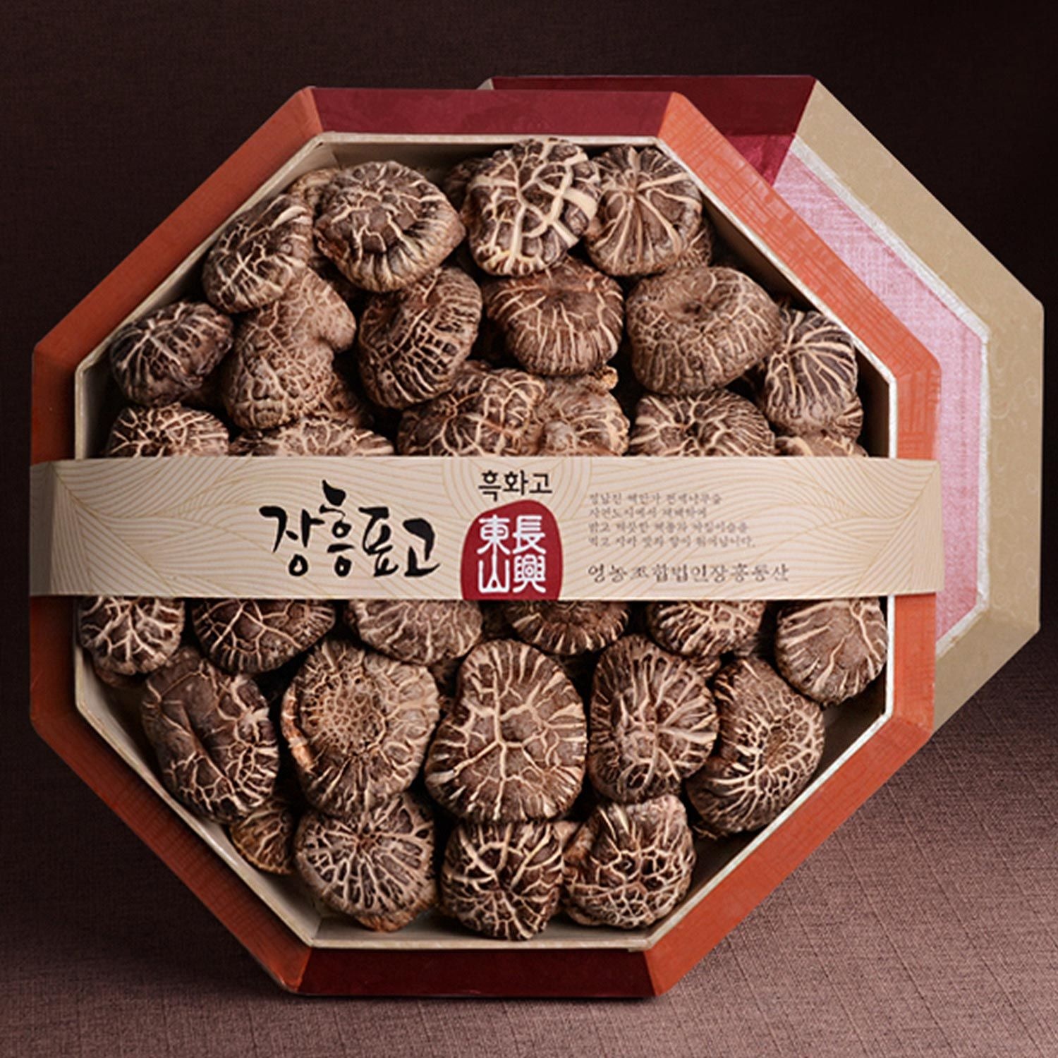 [롯데백화점] 감동 표고 흑화고 장흥동산 팔각 세트(600g)