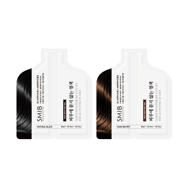 [스미브] 락토바이오 피부에 묻지 않는 염색약 30ml/짧은머리용