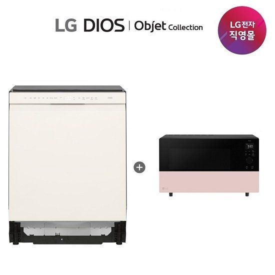 LG 디오스 식기세척기+광파오븐세트 DUE1BGLE+MLJ39PR