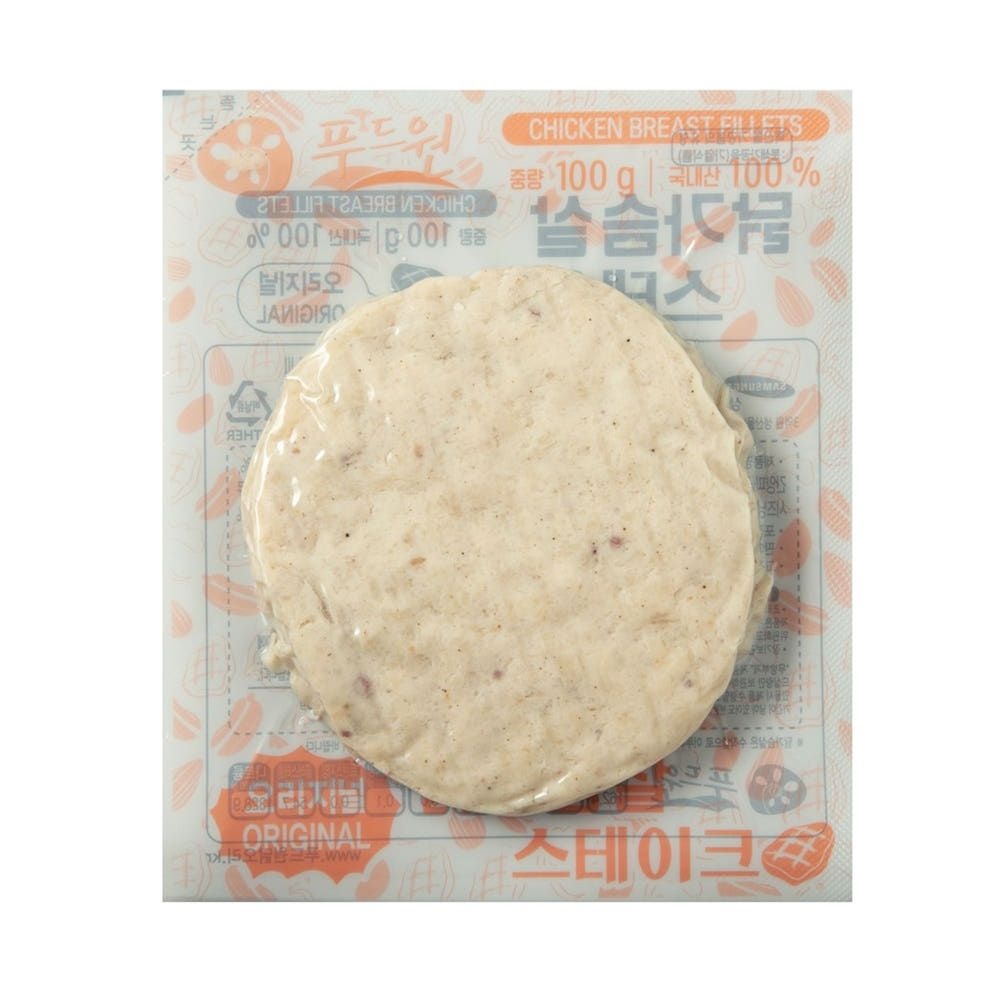 푸드원 맛닭 닭가슴살 스테이크 오리지널 100g 30팩 3kg